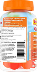Emergen-C Vitamin C 750mg Immune Support Gummies, Mixed Fruit, 45 Gummies - Image 9