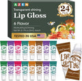 Azen clear lip gloss set front view showcasing bulk packaging