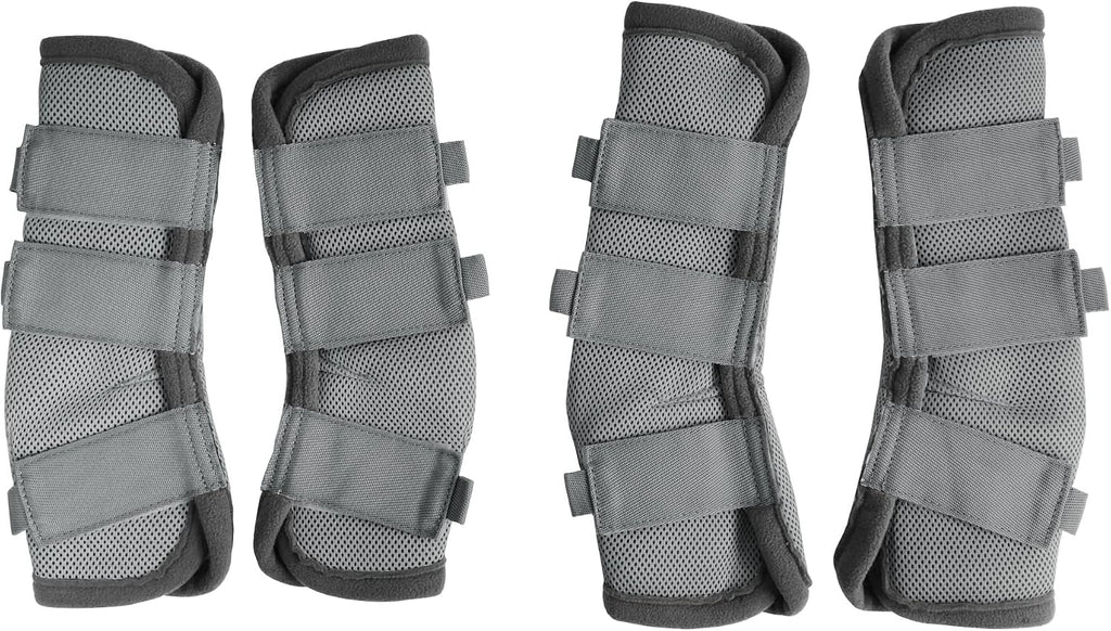 Four piece set of LEAFOREST horse leg protectors for pasture and barn use.