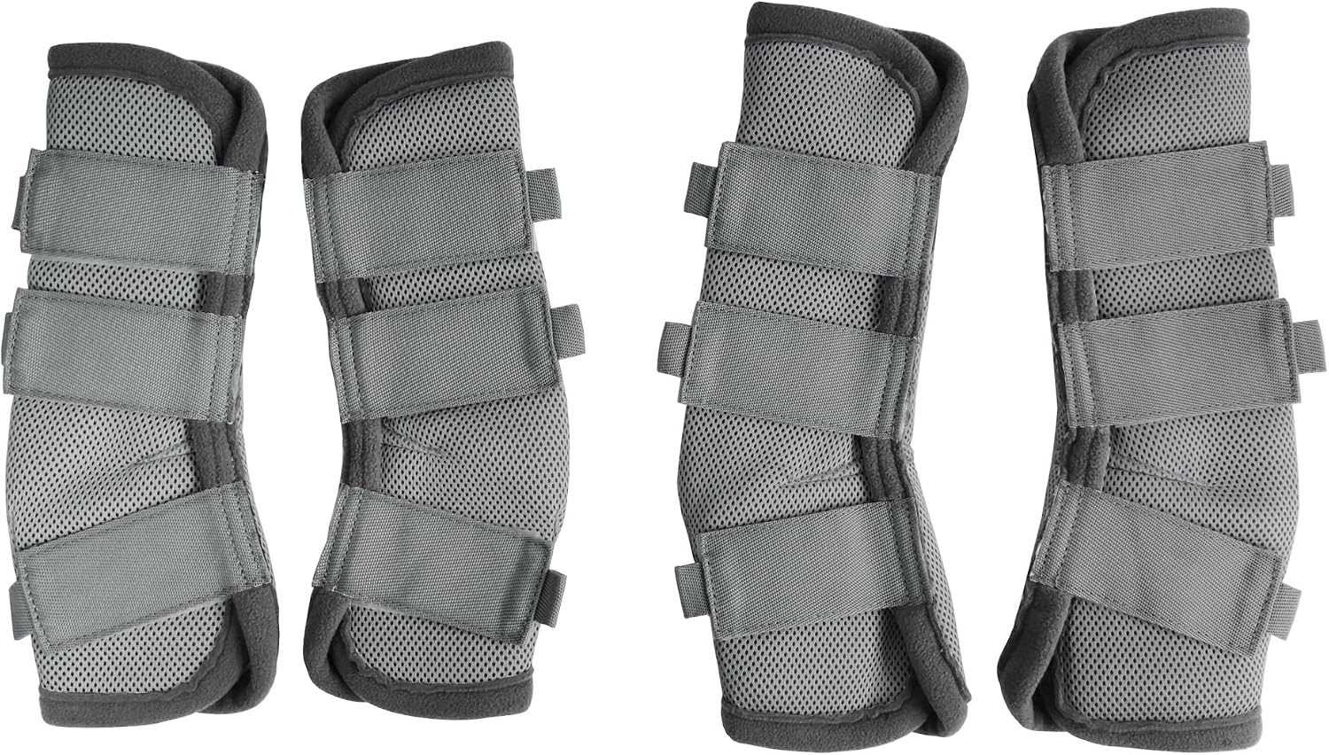 Four piece set of LEAFOREST horse leg protectors for pasture and barn use.