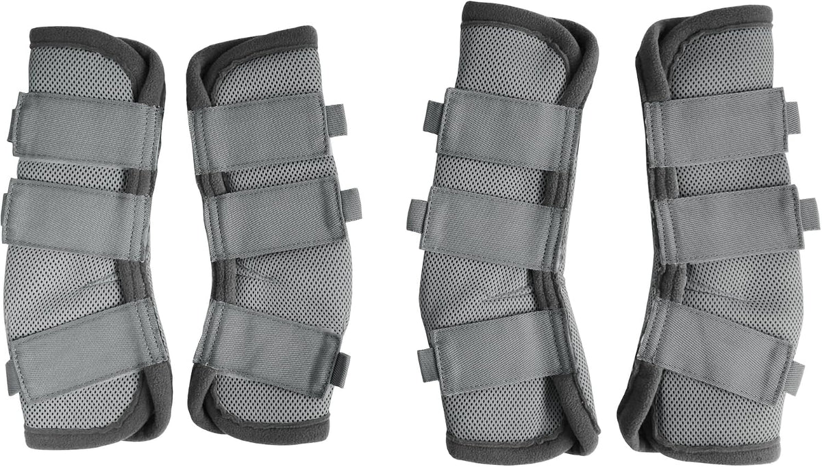 Four piece set of LEAFOREST horse leg protectors for pasture and barn use.