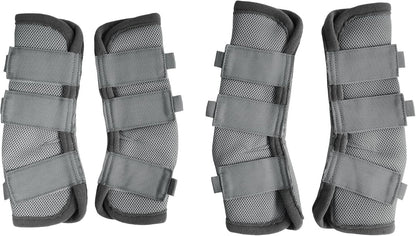 Four piece set of LEAFOREST horse leg protectors for pasture and barn use.