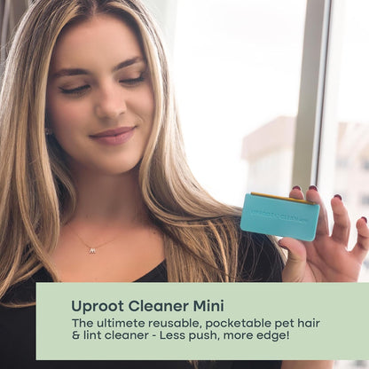 Side profile of Uproot Cleaner Mini demonstrating ergonomic handle