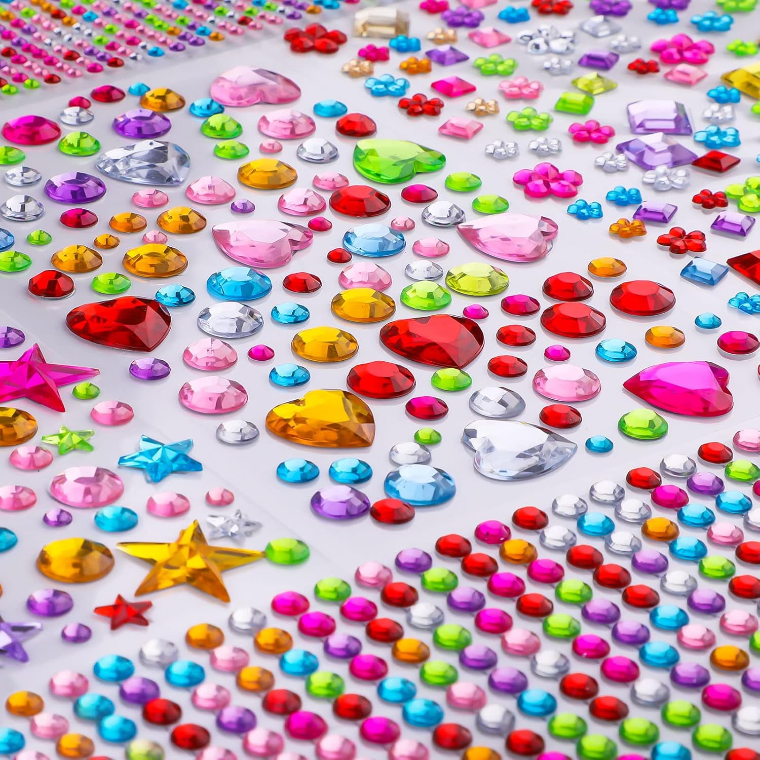 Niubier gem stickers 1510 pieces front view product packaging