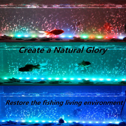 Covoart waterproof aquarium light suction cup mounting