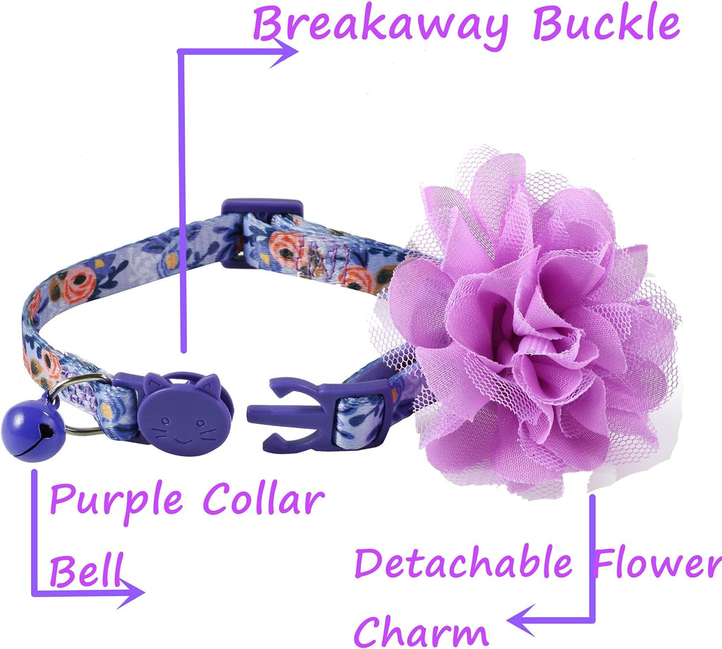 Close up of the adjustable breakaway buckle and soft material on BoomBone cat collar