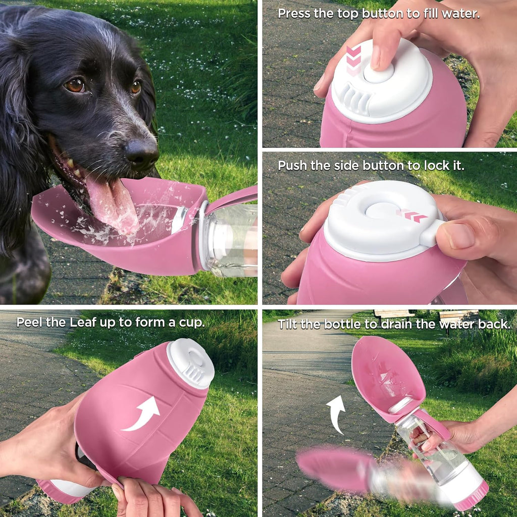 Uppetly puppy water dispenser leak proof seal demonstration