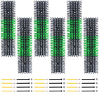 Side profile of curved Rouisxue livestock grooming brush for herd comfort.