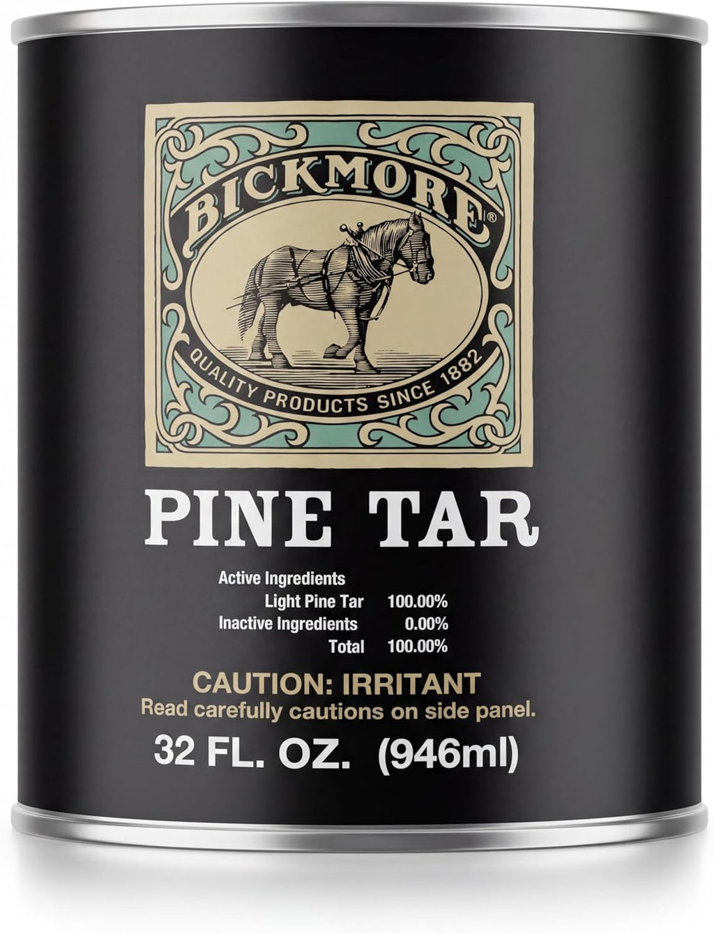Bickmore pine tar hoof care formula front view bottle