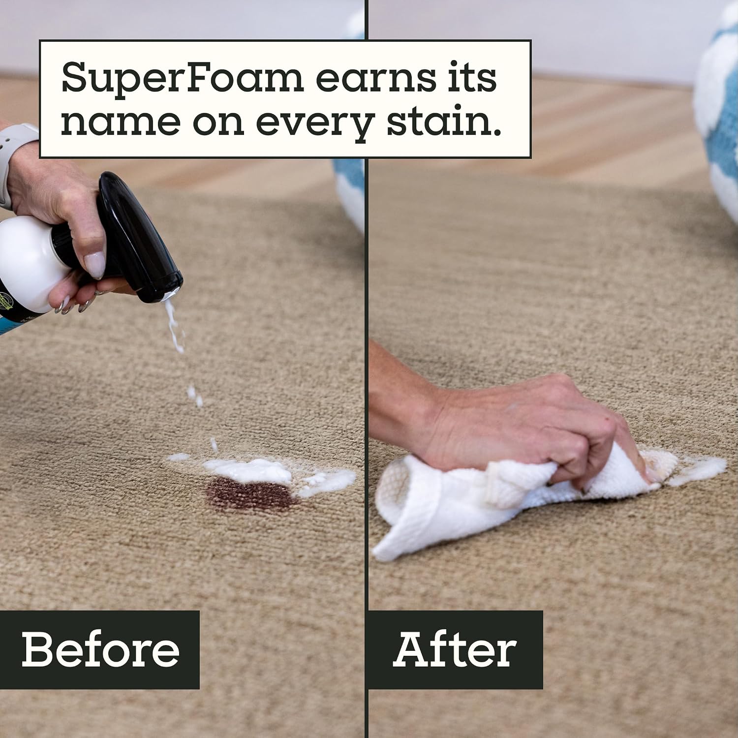 Pet Life Unlimited SuperFoam used on hardwood surface