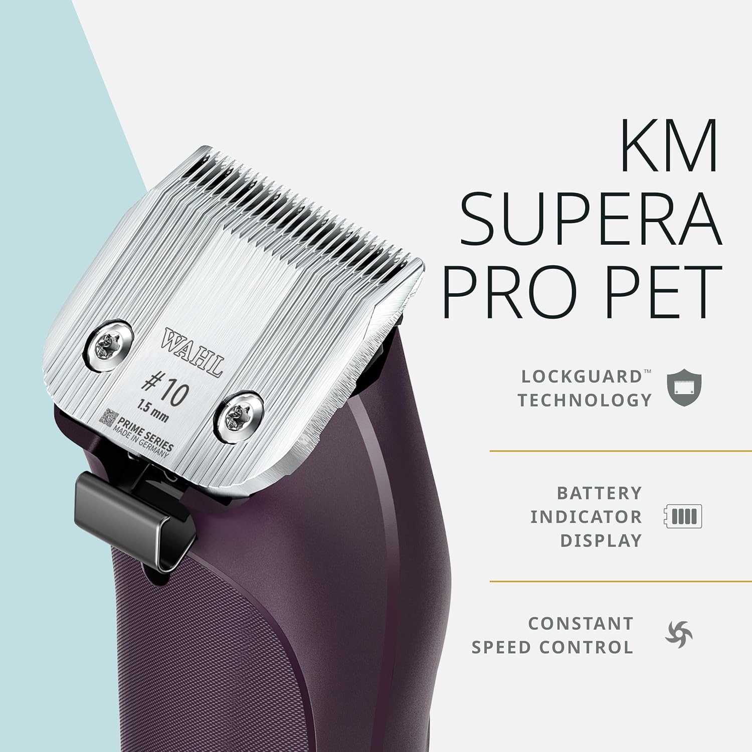 Wahl Pro Animal cordless clipper package with dual battery packs and premium blades
