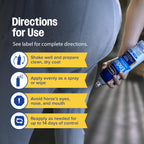 Farnam Endure long lasting horse fly repellent spray can displaying the RepeLock technology seal