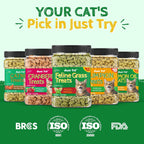 Just Try Cat Grass Treats for Indoor Cats Hairball Control 13.4 OZ - Image 7