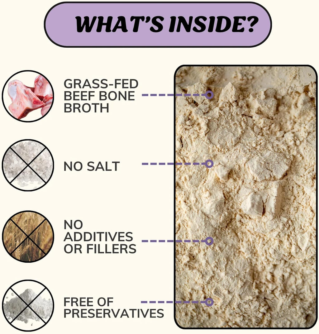 Human grade single ingredient dog food supplement for joints