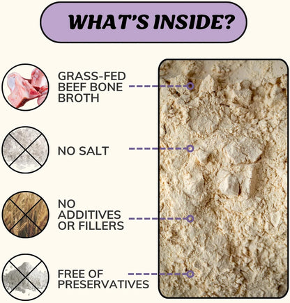 Human grade single ingredient dog food supplement for joints