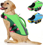 Queenmore Dog Life Vest for Swimming Boating, Adjustable Medium Dog lifejacket with Durable Rescue Handle, Puppy Life Vest with Enhanced Buoyancy for Swimming Pool Beach Boating, Blue, M - Image 14