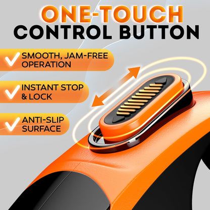 Iwoofi retractable leash ergonomic anti-slip handle