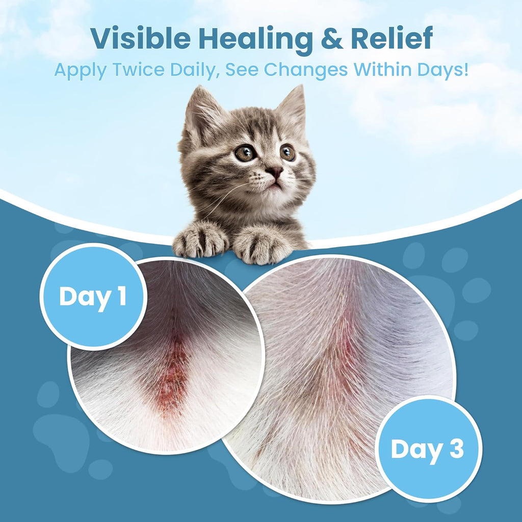 Steroid free cat allergy relief balm for cracked paws and noses