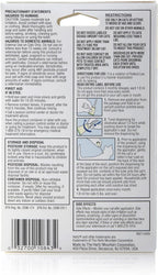 Hartz cat flea treatment box showing active ingredients and weight guide