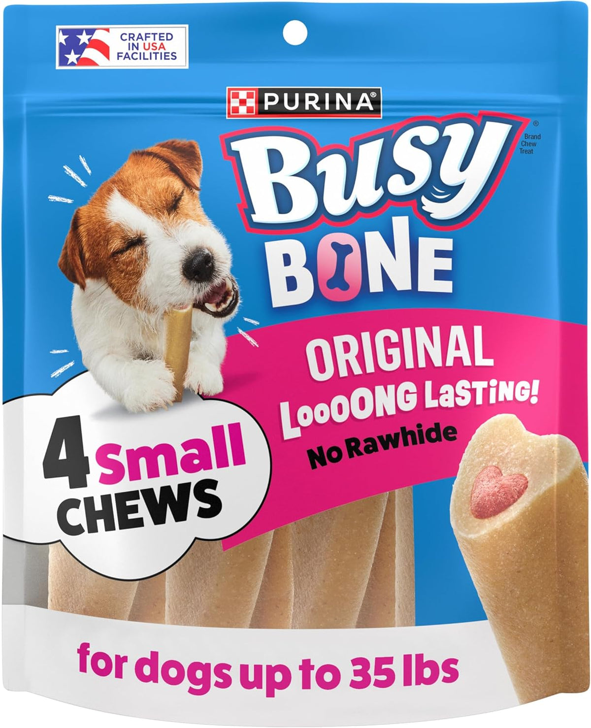 Purina Busy Made in USA Facilities Small Breed Dog Bones, Mini - 20 ct. Pouch - Image 15