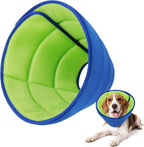 Inspack soft dog cone collar front view for large dogs