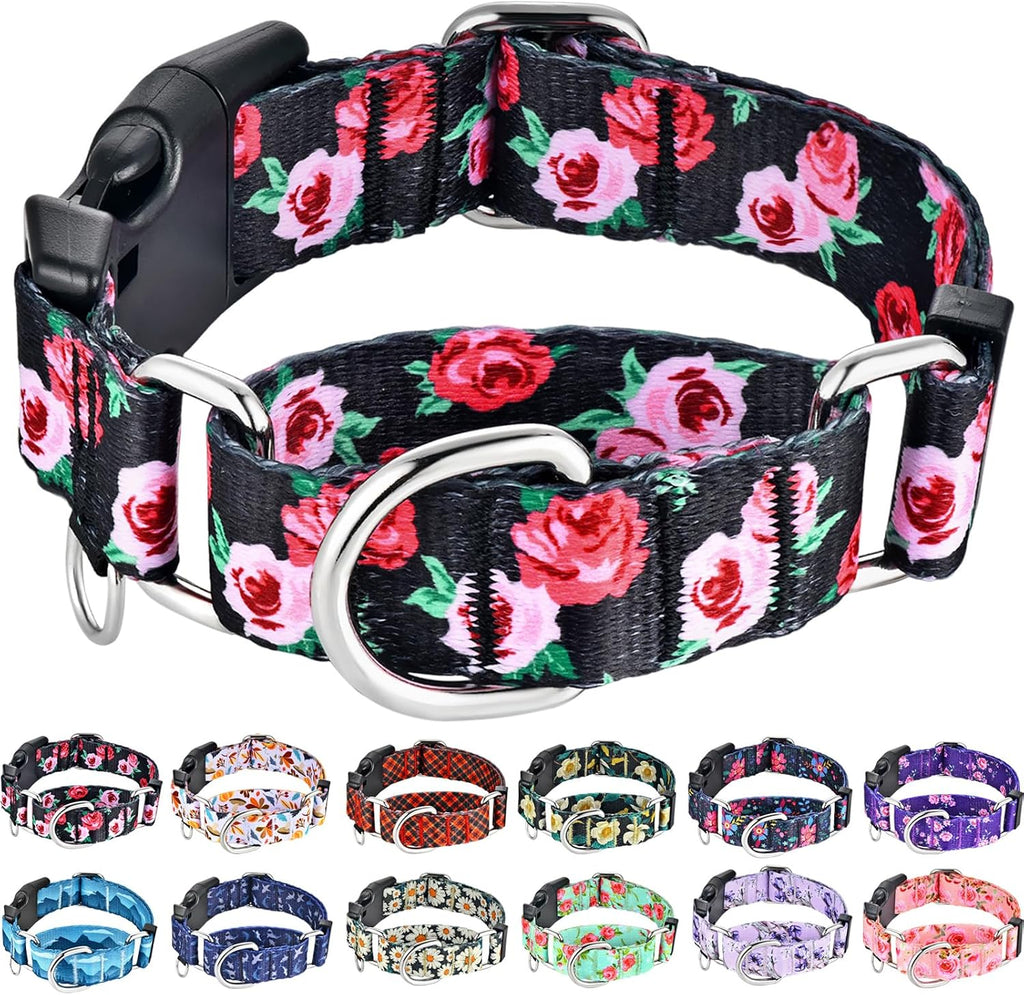 Martingale Collar for Dogs with Buckle Shark Dog Collar Adjustable Soft Nylon Boy Dog Collars for Large Dogs, Deep Blue Shark - Image 13