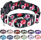 Martingale Collar for Dogs with Buckle Shark Dog Collar Adjustable Soft Nylon Boy Dog Collars for Large Dogs, Deep Blue Shark - Image 13