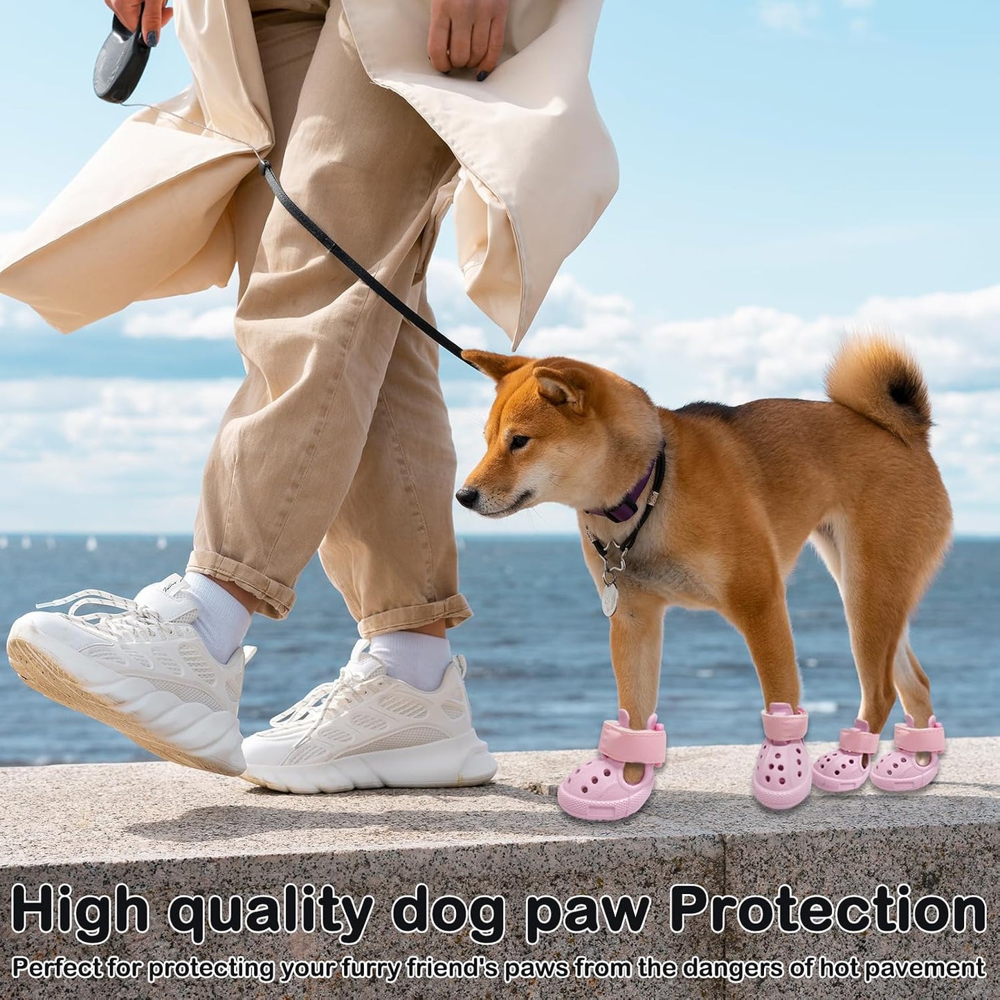 Adjustable Velcro strap detail on Ugrasea paw protectors