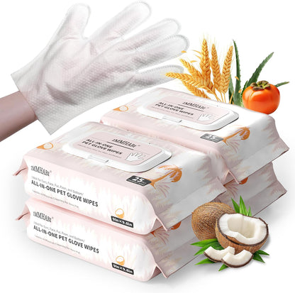 IMMHABI 400 Count Dog Wipes, Unscented Plant-Based Hypoallergenic Pet Wipes for Paws, Butt, and Anal Gland Care, Cleansing & Deodorizing for Puppies and Cats - Image 9