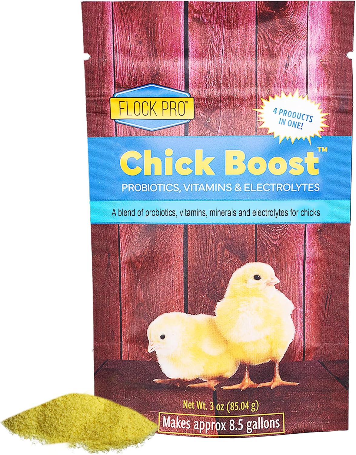 Equerry's Flock PRO Chick Boost Probiotic - Probiotics, Vitamins, Minerals and Electrolytes for Chickens | Chicken Vitamins and Supplements for All Poultry - 8oz - Image 9