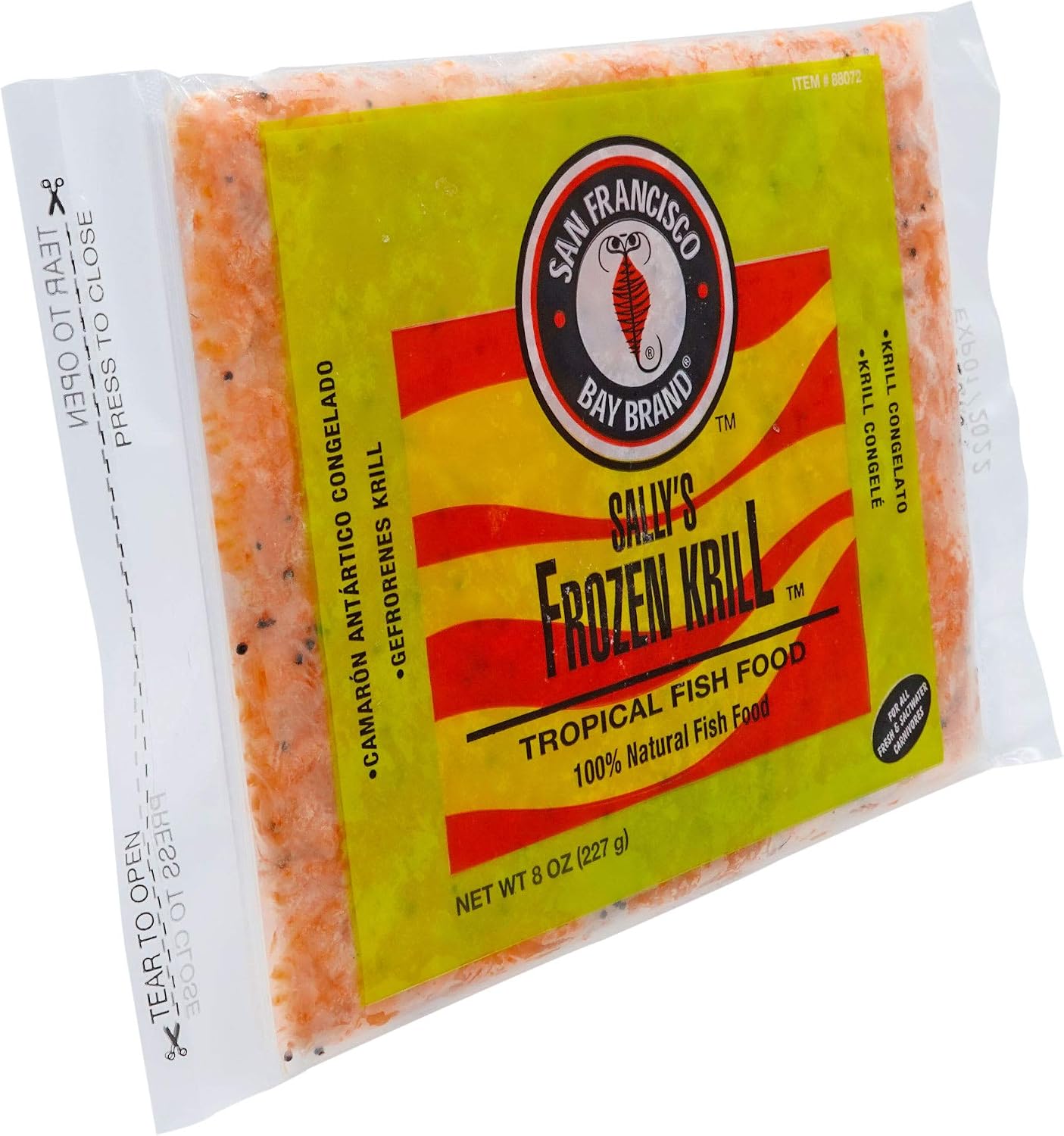 San Francisco Bay Brand Frozen Krill packaging details