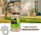 Zeofill 4 pound jar for backyard odor control