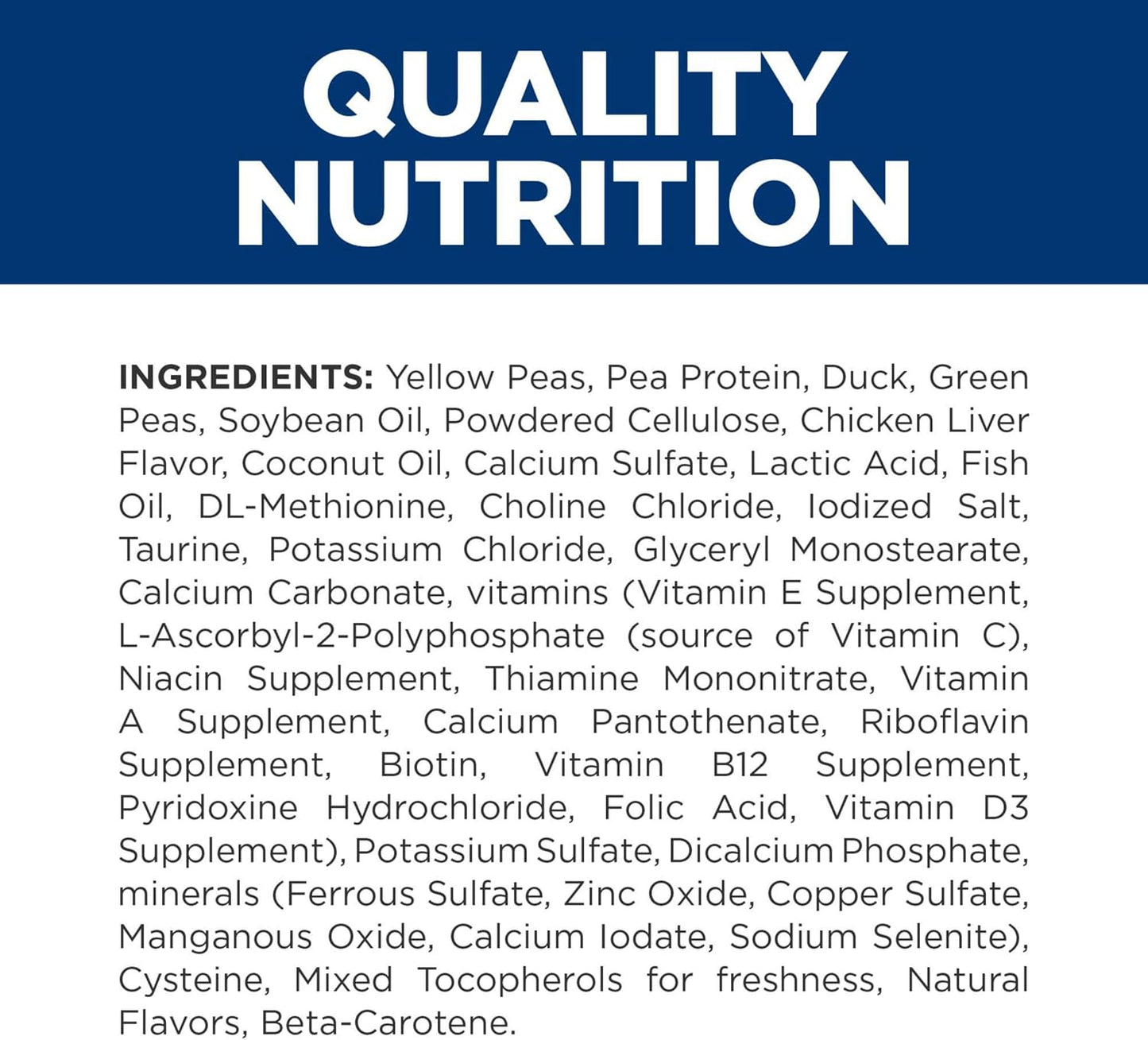 Authentic USA imported Hill's Prescription Diet skin and food sensitivities cat kibble.