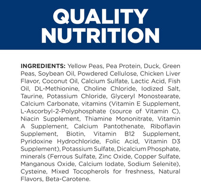 Authentic USA imported Hill's Prescription Diet skin and food sensitivities cat kibble.