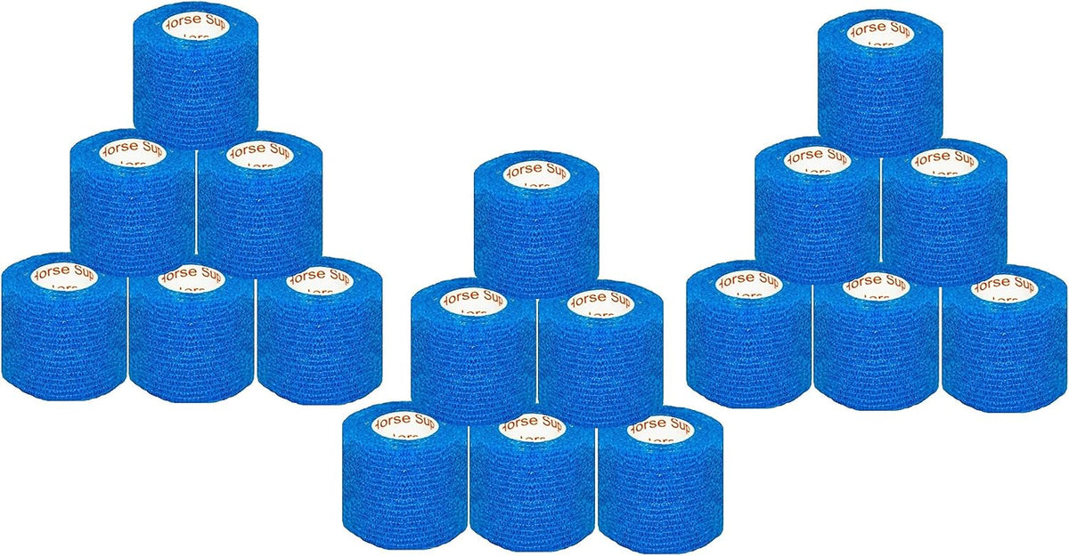Vet Wrap Wrap Tape (Teal with Paw Prints) (2 Pack) (2 Inch x 15 feet) Self Adhesive Adherent Adhering Cohesive Flex Self Stick Bandage Grip Roll Dog Cat Pet Horse - Image 10