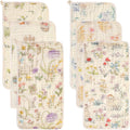 HardNok muslin baby burp cloths front view showing six pack bundle