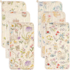 HardNok muslin baby burp cloths front view showing six pack bundle