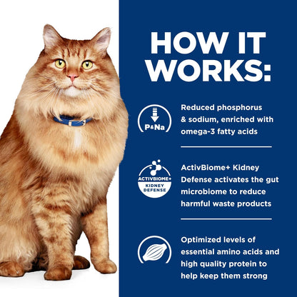 Hill's Prescription Diet k/d Kidney Care + j/d Mobility Care Dry Cat Food, Chicken, 6.35 lb. Bag - Image 10