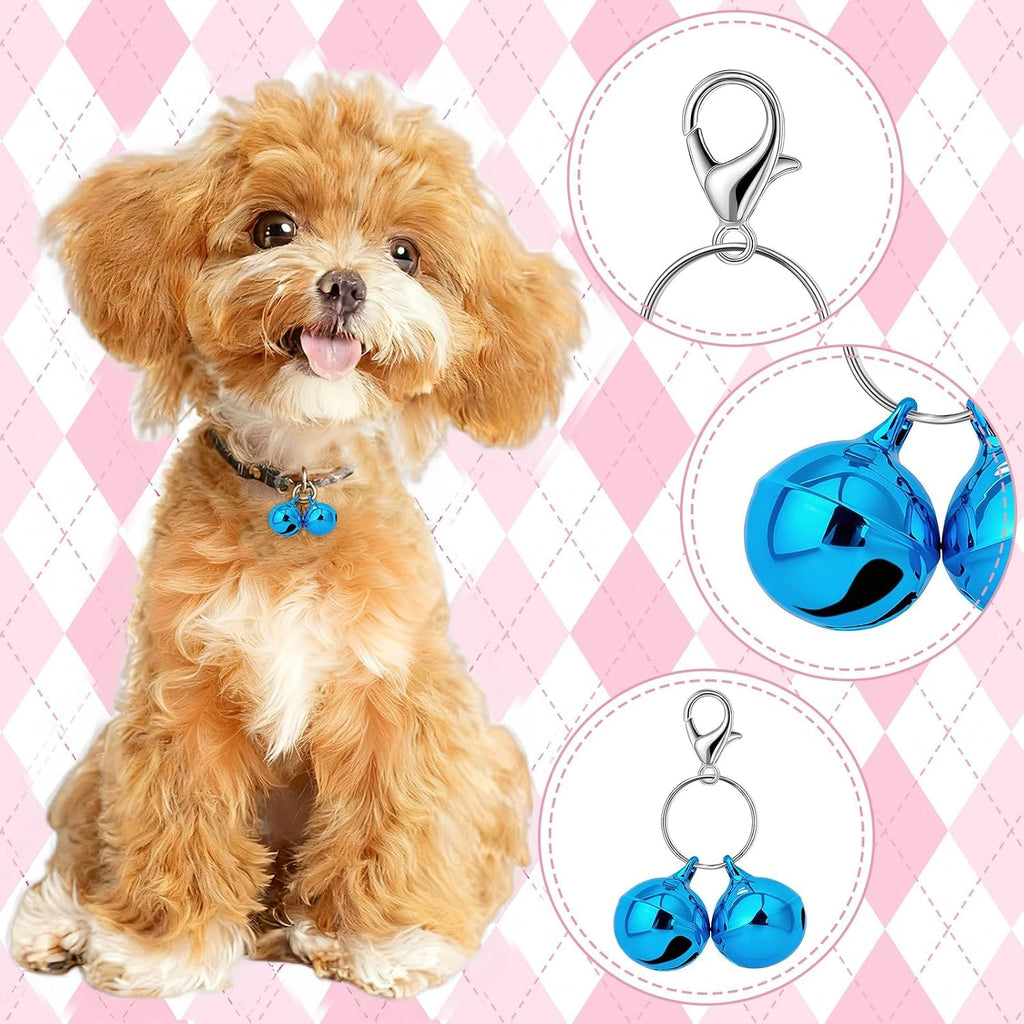 Petknows bell pendant with stainless steel keychain clip
