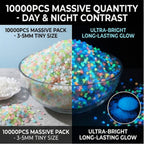 10000-Pack 3-5mm Luminous Resin Sand for Succulents and DIY Crafts Glow in the Dark Stones for Creative Decor Color - Image 9