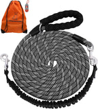 Long Dog Leash for Training 10FT/16FT/20FT/30FT/50FT/100FT, Reflective Tie Out, Heavy Duty Dog Lead for Large, Medium & Small Dogs - Outside Walking, Playing, Camping, Yard - Image 12