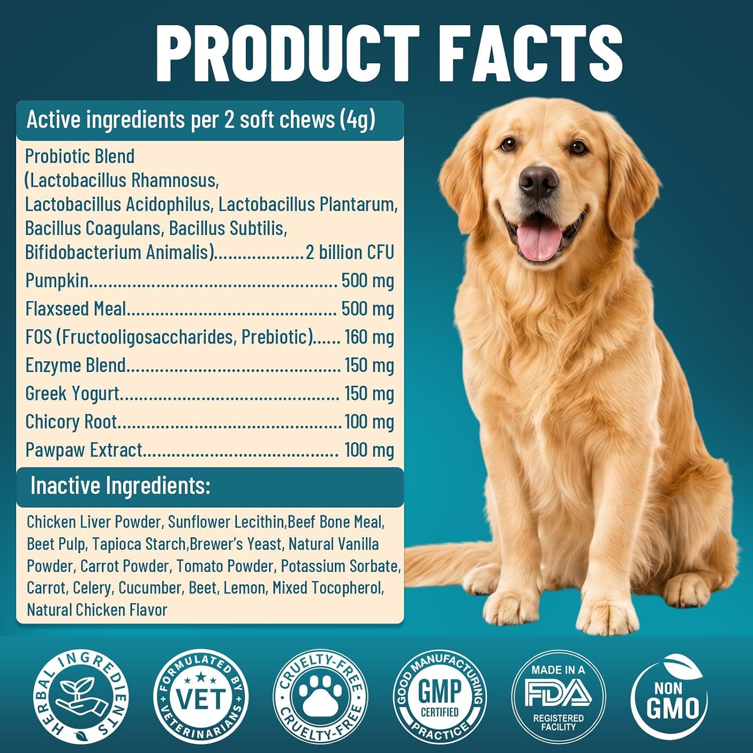 VICSOM immune system and immune protection daily allergy chews for all dog breeds