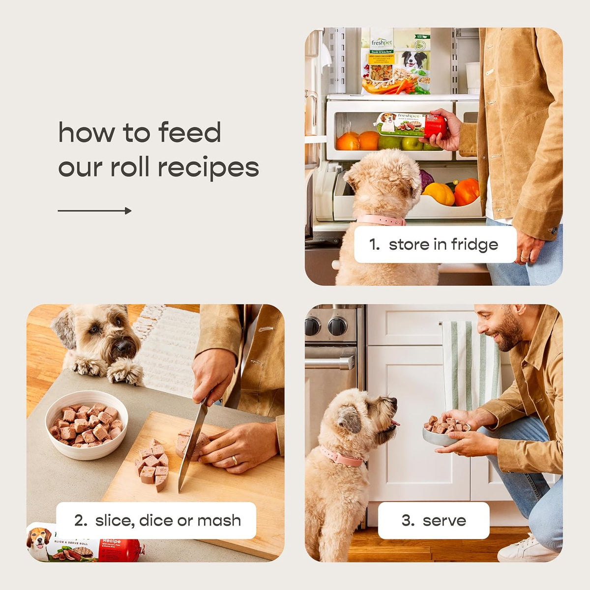 Freshpet Sensitive Stomach and Skin chicken recipe branding