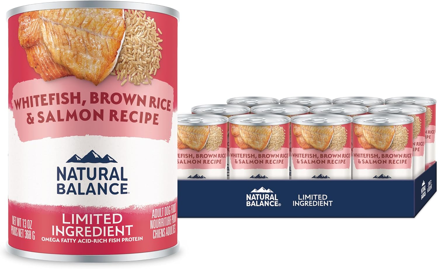 Natural Balance Limited Ingredient Grain-Free Wet Canned Dog Food - Rich Animal Protein Source - Balanced Nutrition - Soy-Free, Gluten-Free - 13 oz - Salmon & Sweet Potato Recipe - 6 Pack - Image 14
