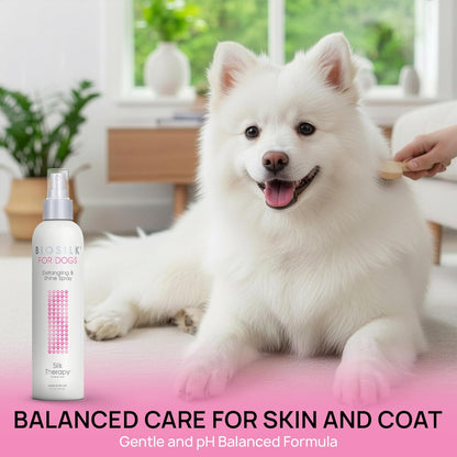 BioSilk for Dogs Silk Therapy Detangling and Shine Protecting Spray, pH Balanced Leave-In Mist with Silk and Vitamins for Dematting, Paraben-Free, All Coats and Breeds, 8 Fl Oz - Image 10