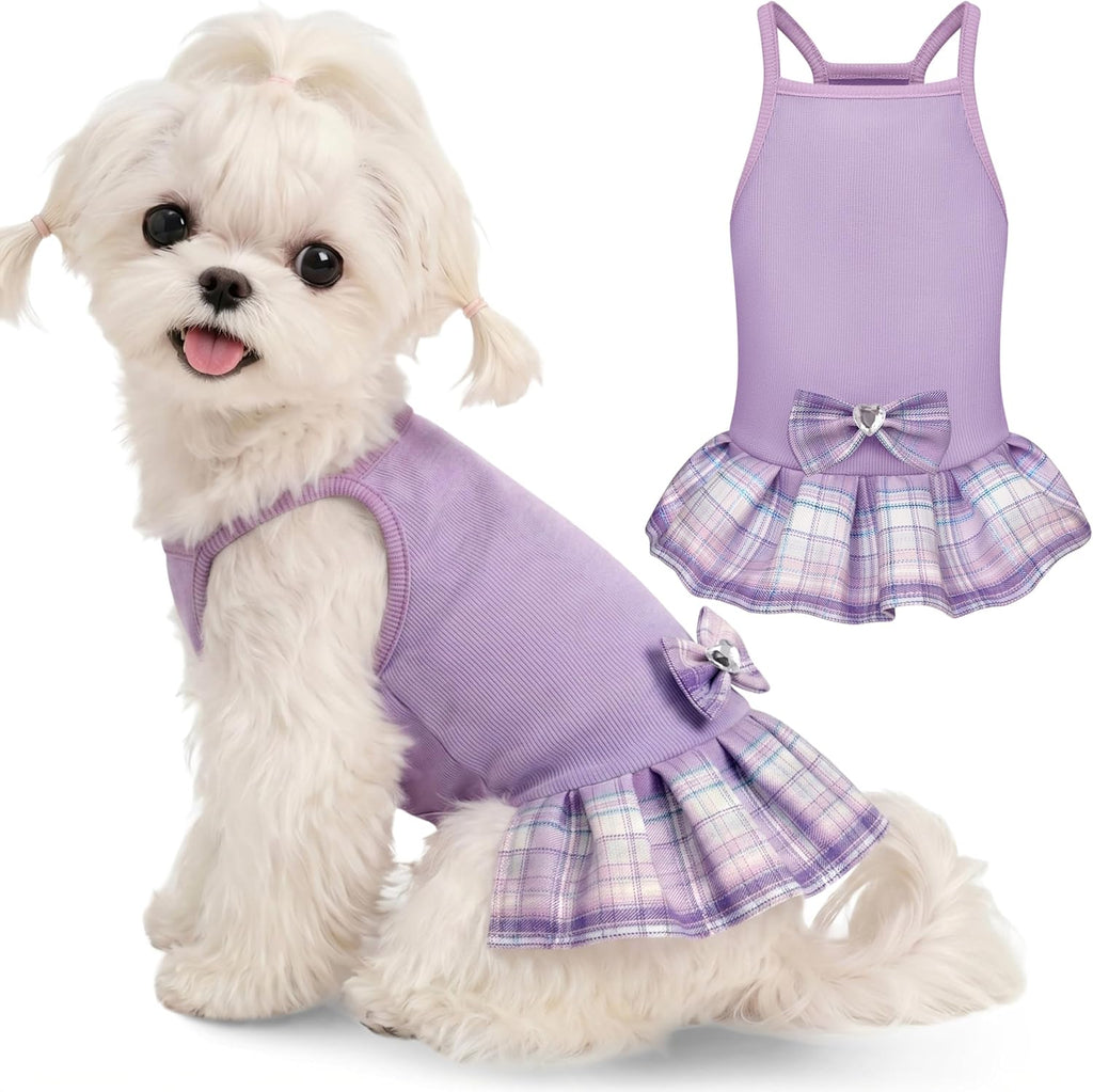 WOYYHO luxury imported pet fashion outfit for small female dogs