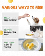 Pawup pure fresh ingredient freeze dried quail yolk treats for picky eaters