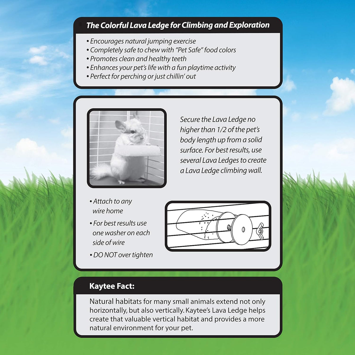 Kaytee small pet accessory packaged for retail display