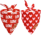 Realeaf 4th of July Bandanas 2 Pack, Triangle Reversible American Flag Pet Patriotic Scarf for Boy and Girl, Premium Durable Fabric, USA Bandana for Medium and Large Dogs (Large) - Image 11