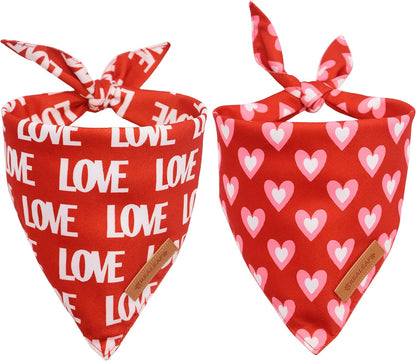 Realeaf 4th of July Bandanas 2 Pack, Triangle Reversible American Flag Pet Patriotic Scarf for Boy and Girl, Premium Durable Fabric, USA Bandana for Medium and Large Dogs (Large) - Image 11